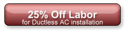25% Off Labor with any HVAC installation and repair